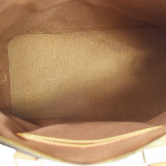 LOUIS VUITTON LV Logo Alma 2Way Hand Bag Monogram Leather Brown M51130 73YC686 - Picture 10 of 15